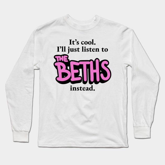 Listen to The Beths Long Sleeve T-Shirt by JosephSheltonArt